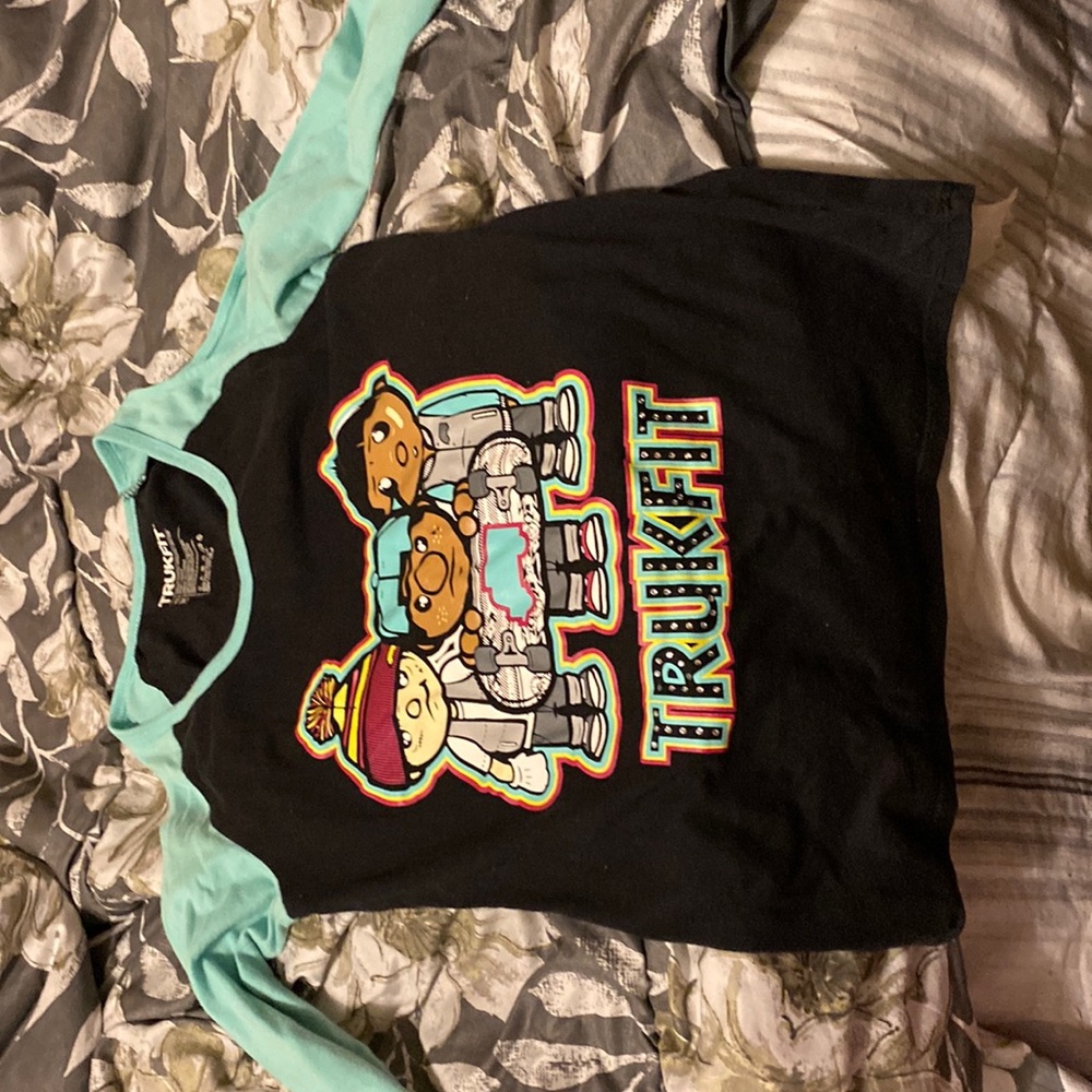 It’s a long sleeve shirt and it’s black